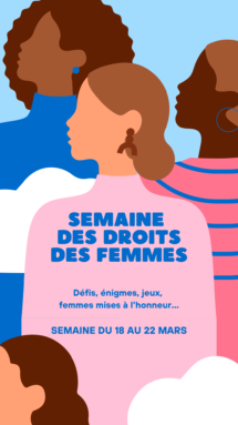 Rose et Bleu Organique Délicat Journée internationale des droits des femmes Citations Téléphone Fond d'écran(1).png